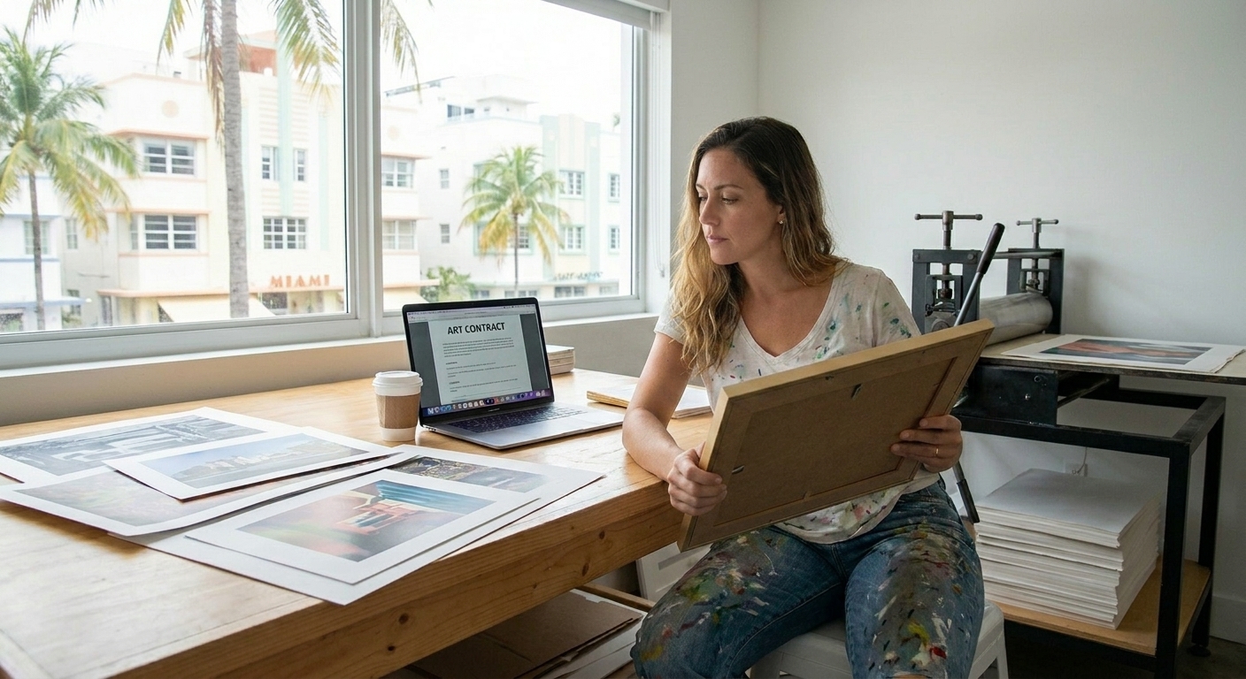 Legal considerations for selling art reproductions and prints as an artist