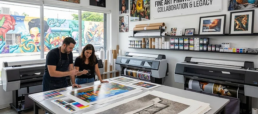What Makes Fine Art Printing in Miami Different from Standard Printing?