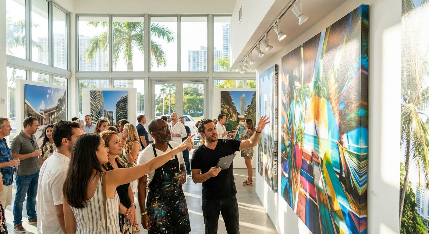 Large format printing for artists and designers in Miami art scene