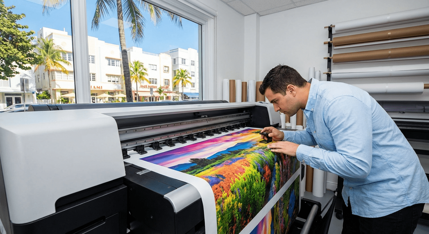 Giclée printing in Miami delivers true-to-life color accuracy for artists and photographers