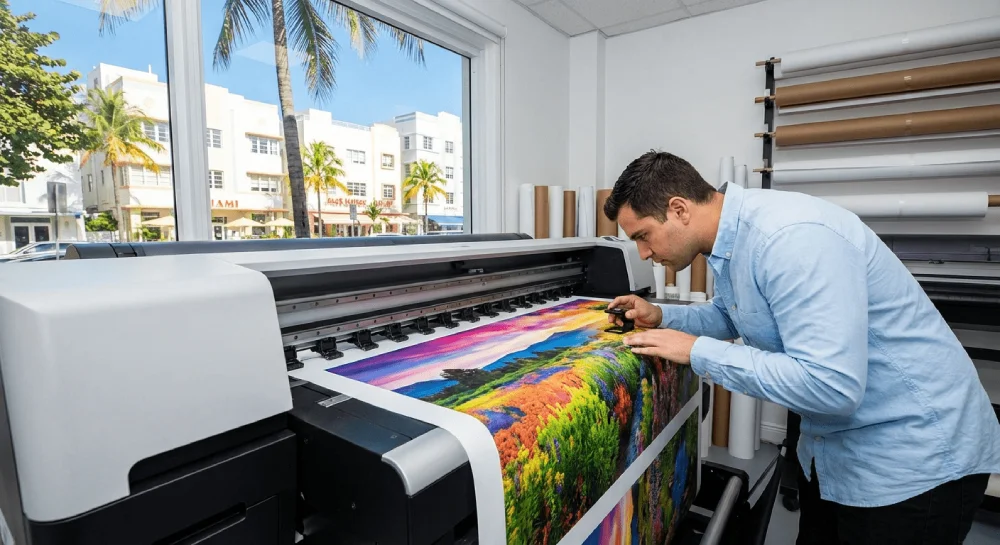 Giclée printing in Miami delivers true-to-life color accuracy for artists and photographers
