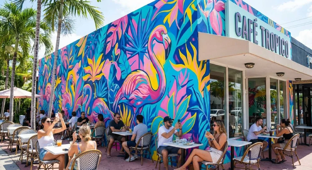 How Miami Businesses Use Custom Wall Murals to Make a Lasting Impression
